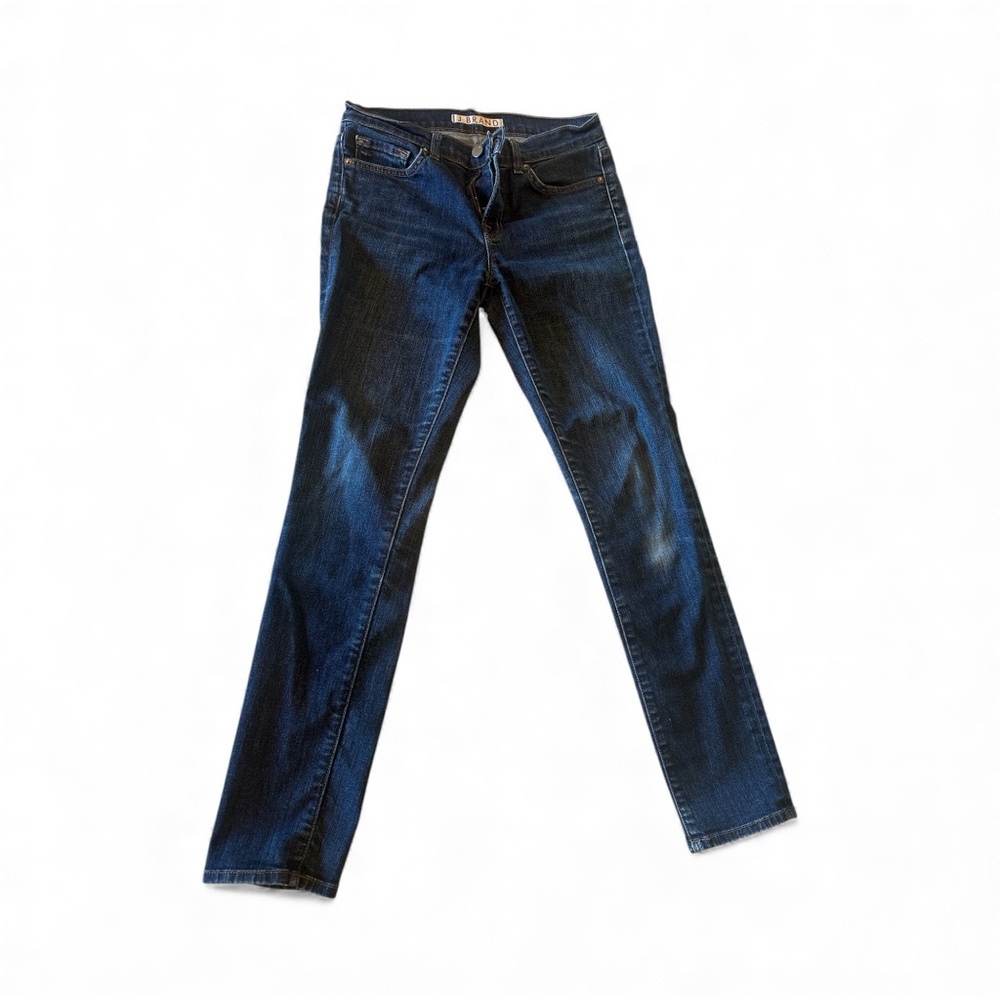 J Brand Dark Blue Straight Leg Jeans